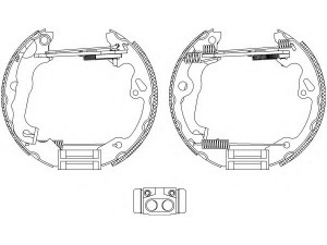 HELLA PAGID 8DB 355 004-971 stabdžių trinkelių komplektas 
 Techninės priežiūros dalys -> Papildomas remontas
1075549, 1121669, 1126158
