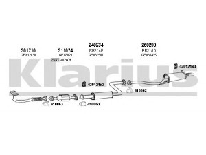 KLARIUS 120066E išmetimo sistema 
 Išmetimo sistema -> Išmetimo sistema, visa