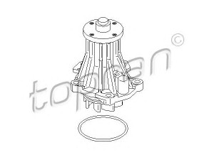 TOPRAN 302 424 vandens siurblys 
 Aušinimo sistema -> Vandens siurblys/tarpiklis -> Vandens siurblys
1 320 085, 1 376 102, 1 480 869