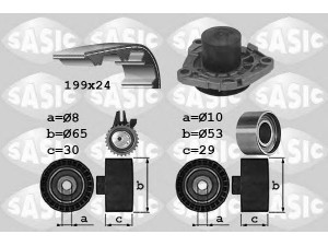 SASIC 3906032 vandens siurblio ir paskirstymo diržo komplektas 
 Diržinė pavara -> Paskirstymo diržas/komplektas -> Paskirstymo diržas/komplektas
55209993+71754564