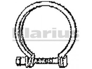 KLARIUS RNP29 vamzdžių sujungimas, išmetimo sistema
7703083454
