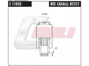 CASALS B2221 amortizatorius, kabinos pakaba
1075076, 1075077