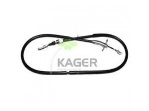 KAGER 19-6288 trosas, stovėjimo stabdys 
 Stabdžių sistema -> Valdymo svirtys/trosai
9044200285, 2D0609722