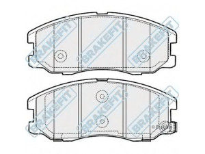APEC braking PD3226 stabdžių trinkelių rinkinys, diskinis stabdys 
 Techninės priežiūros dalys -> Papildomas remontas