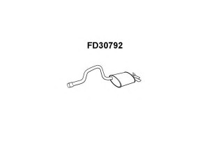 VENEPORTE FD30792 galinis duslintuvas 
 Išmetimo sistema -> Duslintuvas
1036192, 1063257, 1091695, 1118684