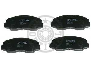 OPTIMAL 9662 stabdžių trinkelių rinkinys, diskinis stabdys 
 Techninės priežiūros dalys -> Papildomas remontas
0449160060, 0449187606, 0449187607