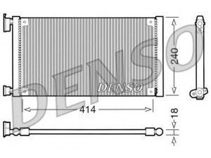 DENSO DCN09120 kondensatorius, oro kondicionierius 
 Oro kondicionavimas -> Kondensatorius
46519307, 46799740