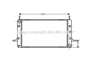 AVA QUALITY COOLING FDA2102 radiatorius, variklio aušinimas