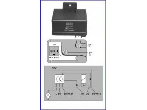 HITACHI 132050 relė, kaitinimo žvakių sistema 
 Elektros įranga -> Relė
9549299580, 95534787, 598110, 598113