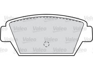 VALEO 598964 stabdžių trinkelių rinkinys, diskinis stabdys 
 Techninės priežiūros dalys -> Papildomas remontas
MB377826, MB534995, MB699154, MB699722
