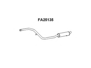 VENEPORTE FA25135 priekinis duslintuvas 
 Išmetimo sistema -> Duslintuvas
5888943, 5980876