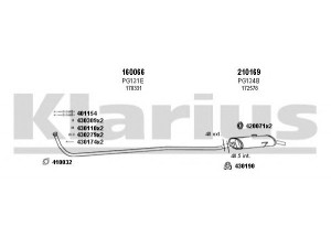 KLARIUS 630061E išmetimo sistema 
 Išmetimo sistema -> Išmetimo sistema, visa