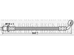 BORG & BECK BBH7282 stabdžių žarnelė 
 Stabdžių sistema -> Stabdžių žarnelės
9094702A07, 9094702A09