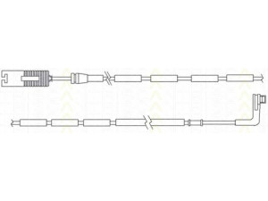 TRISCAN 8115 11032 įspėjimo kontaktas, stabdžių trinkelių susidėvėjimas 
 Stabdžių sistema -> Susidėvėjimo indikatorius, stabdžių trinkelės
34 35 6 789 445, 34356762253
