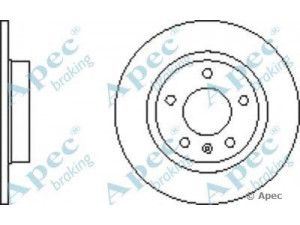 APEC braking DSK2620 stabdžių diskas 
 Dviratė transporto priemonės -> Stabdžių sistema -> Stabdžių diskai / priedai
569418, 93190227, MDC1903