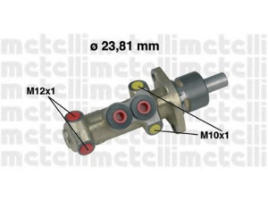 METELLI 05-0223 pagrindinis cilindras, stabdžiai 
 Stabdžių sistema -> Pagrindinis stabdžių cilindras
77 01 204 103, 77 01 205 484
