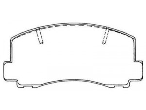 AISIN ASN-100 stabdžių trinkelių rinkinys, diskinis stabdys
MB277618, MB277619, MB316167, MB366393