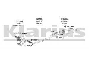 KLARIUS 361669E išmetimo sistema 
 Išmetimo sistema -> Išmetimo sistema, visa