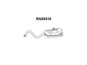 VENEPORTE RN55816 galinis duslintuvas 
 Išmetimo sistema -> Duslintuvas
7700418214, 7700823898