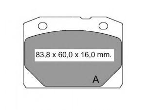 VEMA 831000 stabdžių trinkelių rinkinys, diskinis stabdys
4208932, 2101-350 1090
