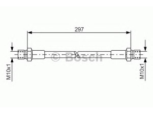 BOSCH 1 987 476 290 stabdžių žarnelė 
 Stabdžių sistema -> Stabdžių žarnelės
211 611 775 A, 281611775B, 951 355 079 31