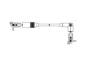 BREMI 115/55 uždegimo laidas 
 Kibirkšties / kaitinamasis uždegimas -> Uždegimo laidai/jungtys
N10070210
