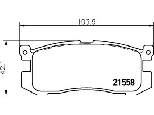 HELLA PAGID 8DB 355 016-361 stabdžių trinkelių rinkinys, diskinis stabdys 
 Techninės priežiūros dalys -> Papildomas remontas
3395842, 3975890, E92Z2200A, F02Z2200A