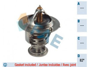 FAE 5338182 termostatas, aušinimo skystis 
 Aušinimo sistema -> Termostatas/tarpiklis -> Thermostat
25500-38001, 25500-38001 AT, 25500 38001