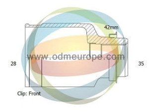 ODM-MULTIPARTS 14-016054 jungčių komplektas, kardaninis velenas 
 Ratų pavara -> Sujungimai/komplektas