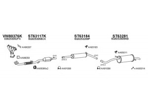 VENEPORTE 600092 išmetimo sistema 
 Išmetimo sistema -> Išmetimo sistema, visa