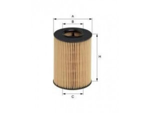 UNIFLUX FILTERS XOE63 alyvos filtras 
 Techninės priežiūros dalys -> Techninės priežiūros intervalai
266 180 00 09, 266 184 03 25