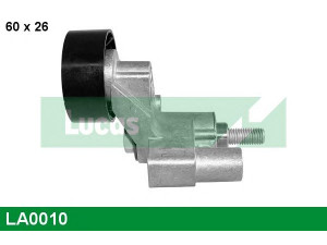 LUCAS ENGINE DRIVE LA0010 įtempiklio skriemulys, V formos rumbuotas diržas 
 Diržinė pavara -> V formos rumbuotas diržas/komplektas -> Įtempiklio skriemulys