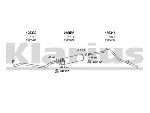KLARIUS 330486E išmetimo sistema