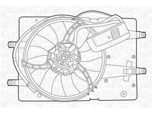 MAGNETI MARELLI 069422393010 ventiliatorius, radiatoriaus 
 Aušinimo sistema -> Oro aušinimas
51733899