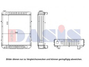 AKS DASIS 440024N radiatorius, variklio aušinimas