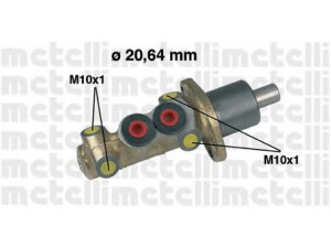 METELLI 05-0059 pagrindinis cilindras, stabdžiai 
 Stabdžių sistema -> Pagrindinis stabdžių cilindras
4601.85, 4601.H4, 4601.H8, 91510533