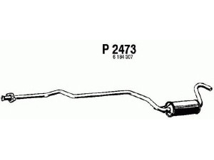 FENNO P2473 vidurinis duslintuvas 
 Išmetimo sistema -> Duslintuvas
1632587, 6130186, 6148683, 6148684