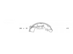 ASHUKI C014-01 stabdžių trinkelių komplektas 
 Techninės priežiūros dalys -> Papildomas remontas
0 986 487 208/BOSCH, 8666/ABS, 91035300/TEXTAR