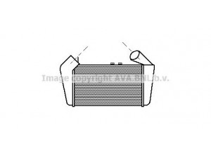 AVA QUALITY COOLING AI4036 tarpinis suslėgto oro aušintuvas, kompresorius 
 Variklis -> Oro tiekimas -> Įkrovos agregatas (turbo/superįkrova) -> Tarpinis suslėgto oro aušintuvas
893145805