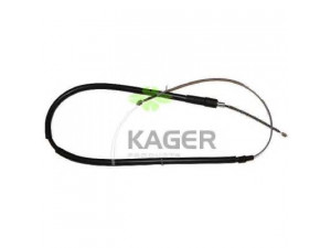 KAGER 19-6442 trosas, stovėjimo stabdys 
 Stabdžių sistema -> Valdymo svirtys/trosai
1J0609721BA, 1J0609721J