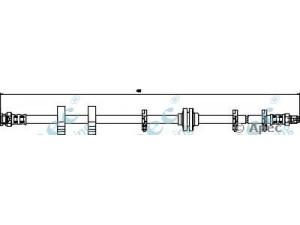 APEC braking HOS3226 stabdžių žarnelė 
 Stabdžių sistema -> Stabdžių žarnelės
46423178, 71736922, 7735010, 46423178
