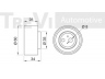 TREVI AUTOMOTIVE TD1473 įtempiklio skriemulys, paskirstymo diržas 
 Techninės priežiūros dalys -> Papildomas remontas
PN1112700