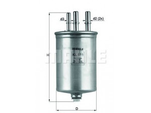 KNECHT KL 511 kuro filtras 
 Techninės priežiūros dalys -> Papildomas remontas
1342601, 1480495, 2T149155BC, 2T149155BD