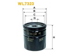 WIX FILTERS WL7323 alyvos filtras 
 Techninės priežiūros dalys -> Techninės priežiūros intervalai
1218846, 1250507, 1595247, 1751529