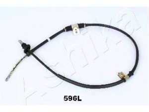 ASHIKA 131-05-596L trosas, stovėjimo stabdys 
 Stabdžių sistema -> Valdymo svirtys/trosai
MB520382