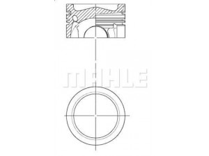 MAHLE ORIGINAL E48979 stūmoklis