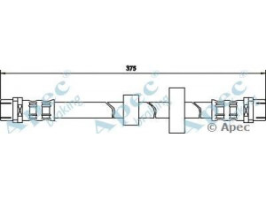 APEC braking HOS3091 stabdžių žarnelė
701611701A, 7D0611701E