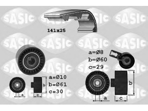 SASIC 1750032 paskirstymo diržo komplektas 
 Techninės priežiūros dalys -> Papildomas remontas
1608747480, 1738632+1685777+172544
