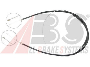 A.B.S. K16845 trosas, stovėjimo stabdys 
 Stabdžių sistema -> Valdymo svirtys/trosai
4745.V5, 1329844080, 1337440080