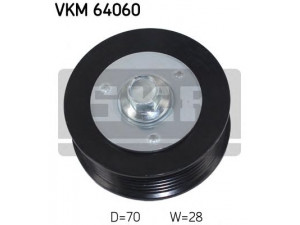 SKF VKM 64060 kreipiantysis skriemulys, V formos rumbuotas diržas 
 Diržinė pavara -> V formos rumbuotas diržas/komplektas -> Laisvasis/kreipiamasis skriemulys
L510-15-930A